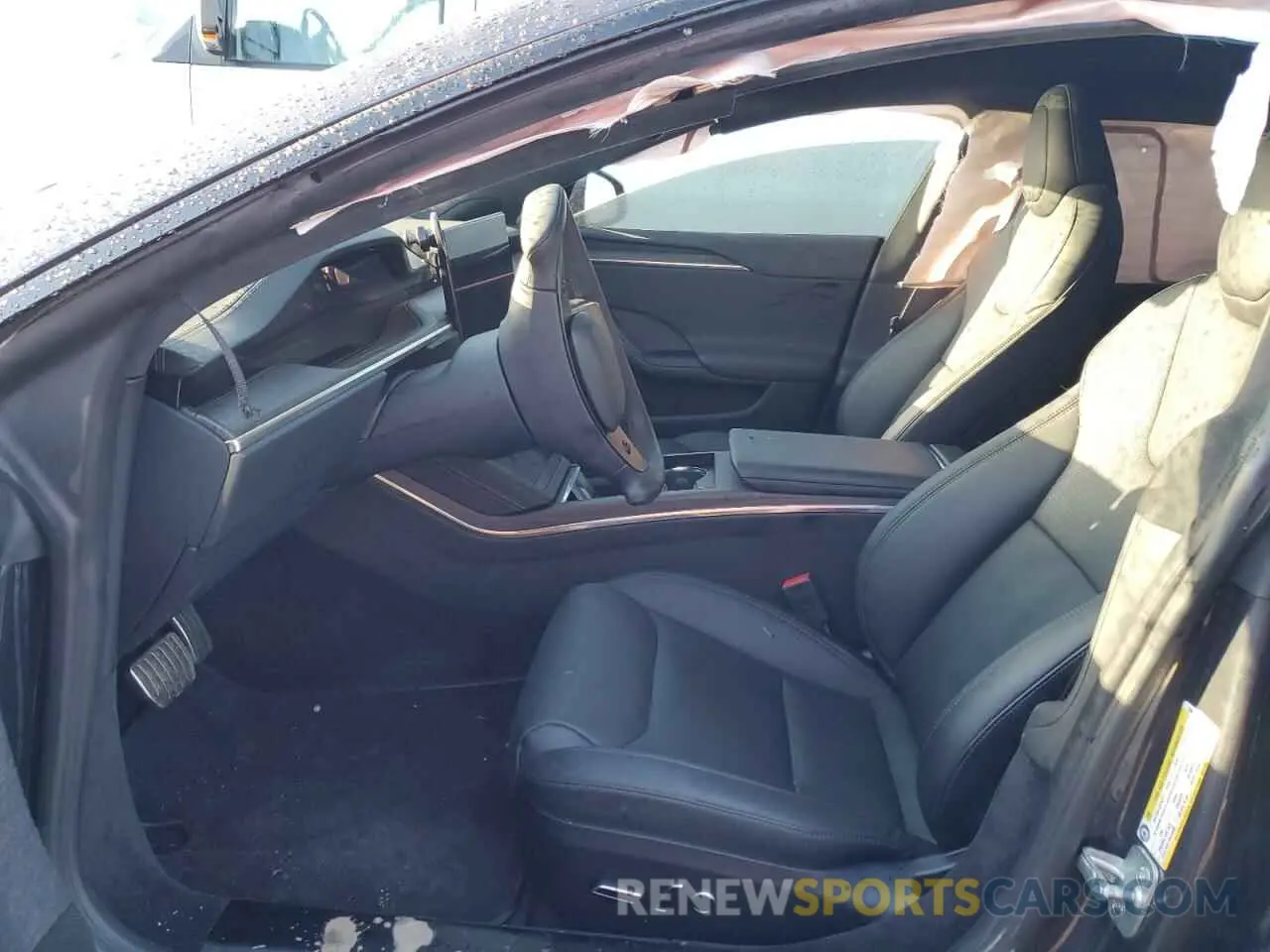 7 fotografías del automóvil dañado 5YJSA1E55RF534643 TESLA MODEL S 2024