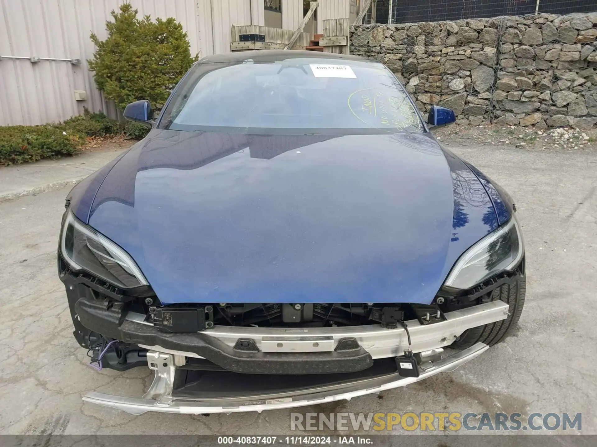 12 fotografías del automóvil dañado 5YJSA1E55RF535968 TESLA MODEL S 2024