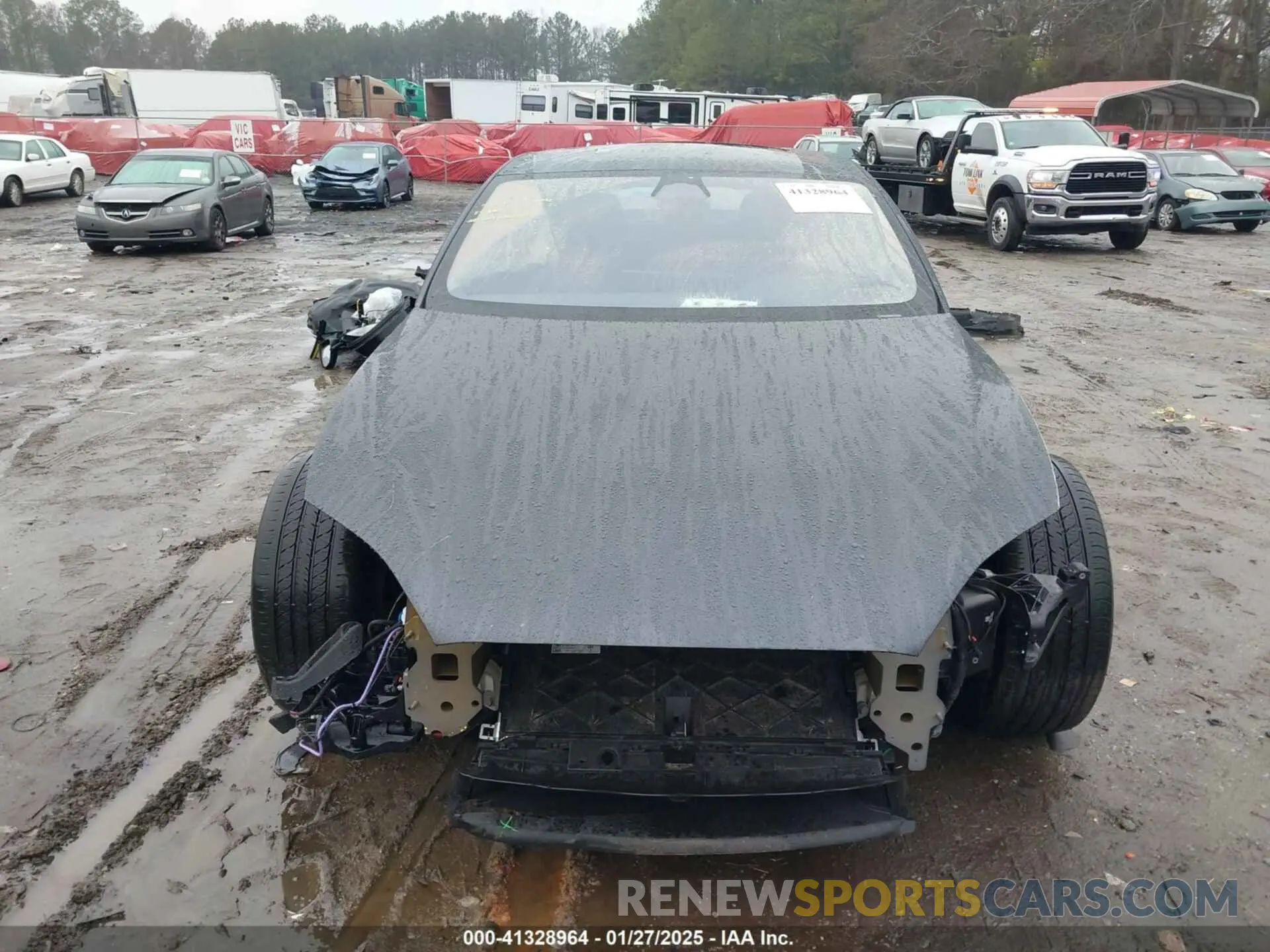11 fotografías del automóvil dañado 5YJSA1E55RF537803 TESLA MODEL S 2024