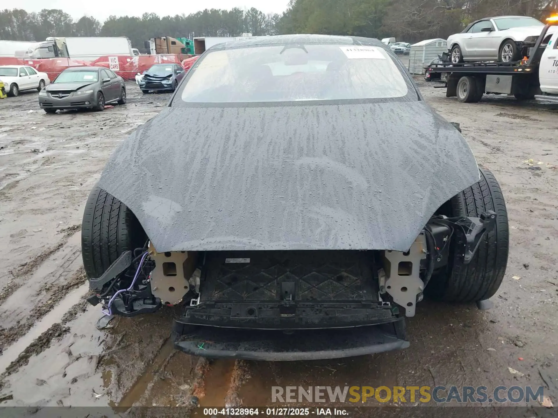 6 fotografías del automóvil dañado 5YJSA1E55RF537803 TESLA MODEL S 2024