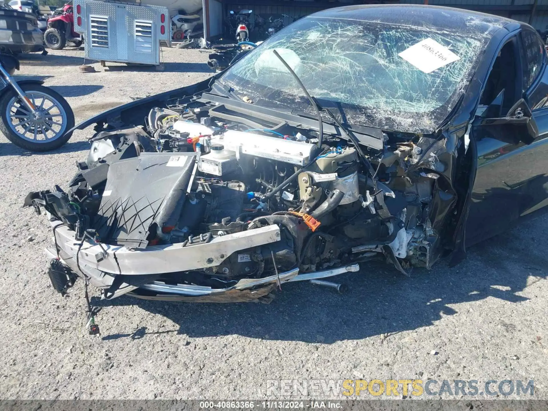 6 fotografías del automóvil dañado 5YJSA1E56RF536496 TESLA MODEL S 2024