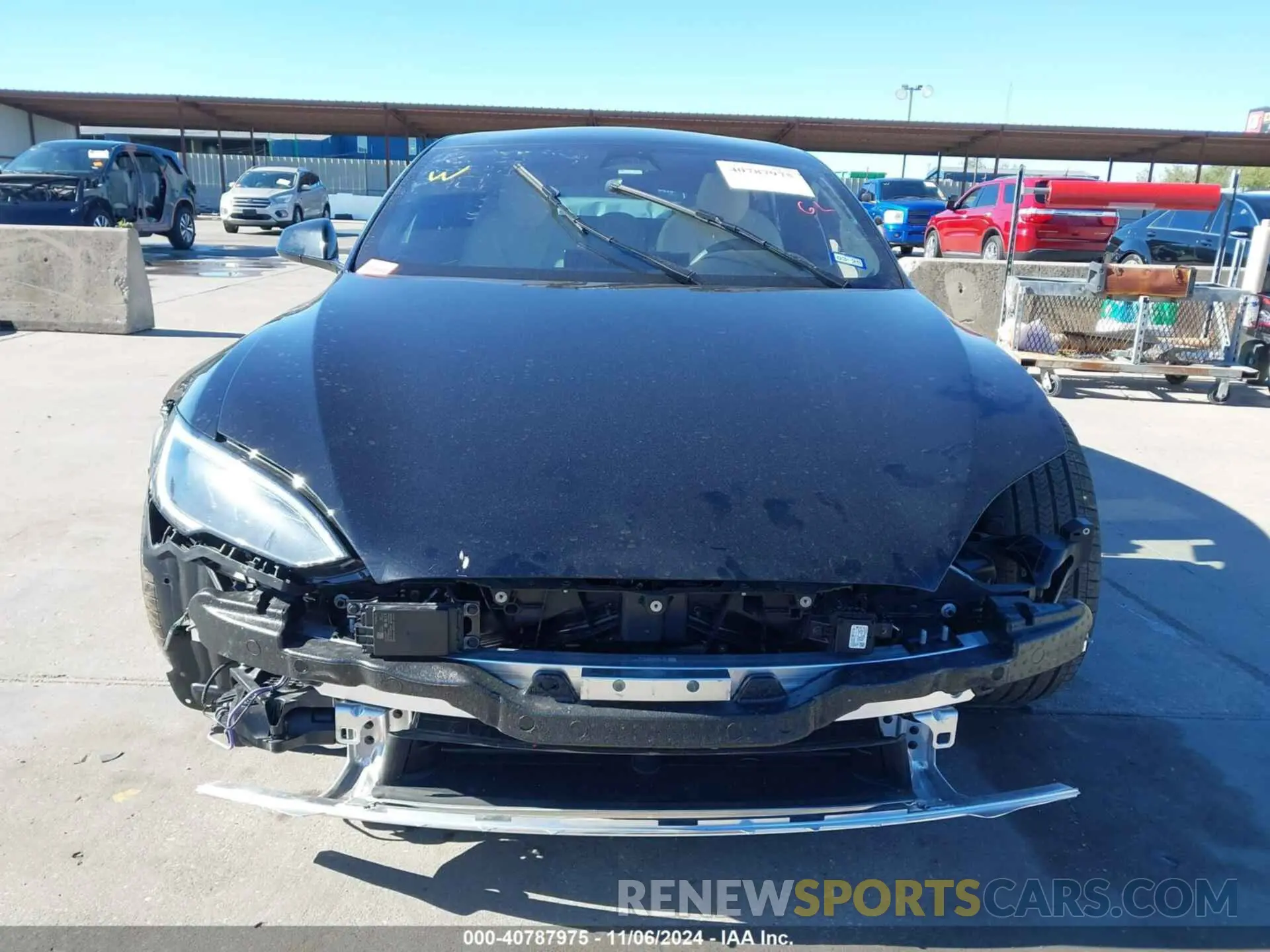 13 fotografías del automóvil dañado 5YJSA1E57RF536538 TESLA MODEL S 2024