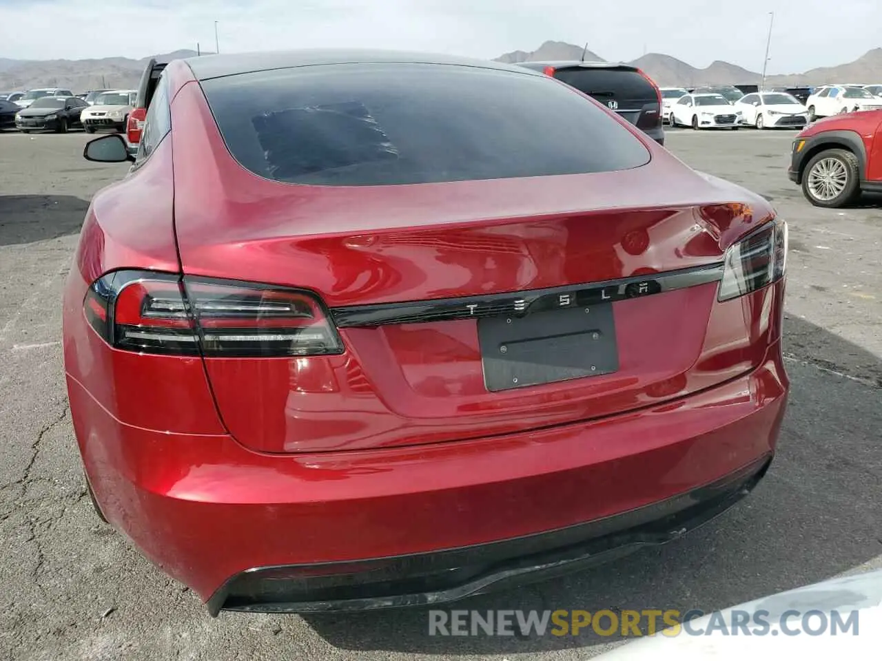 6 fotografías del automóvil dañado 5YJSA1E57RF537950 TESLA MODEL S 2024