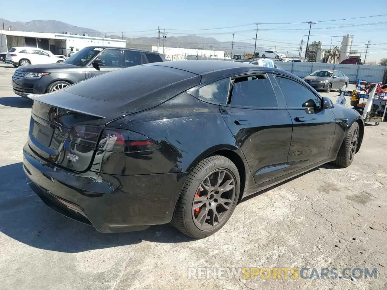 3 fotografías del automóvil dañado 5YJSA1E64RF538417 TESLA MODEL S 2024