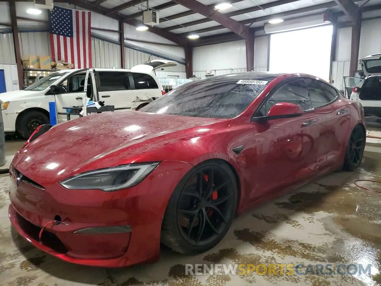1 fotografías del automóvil dañado 5YJSA1E66RF538449 TESLA MODEL S 2024