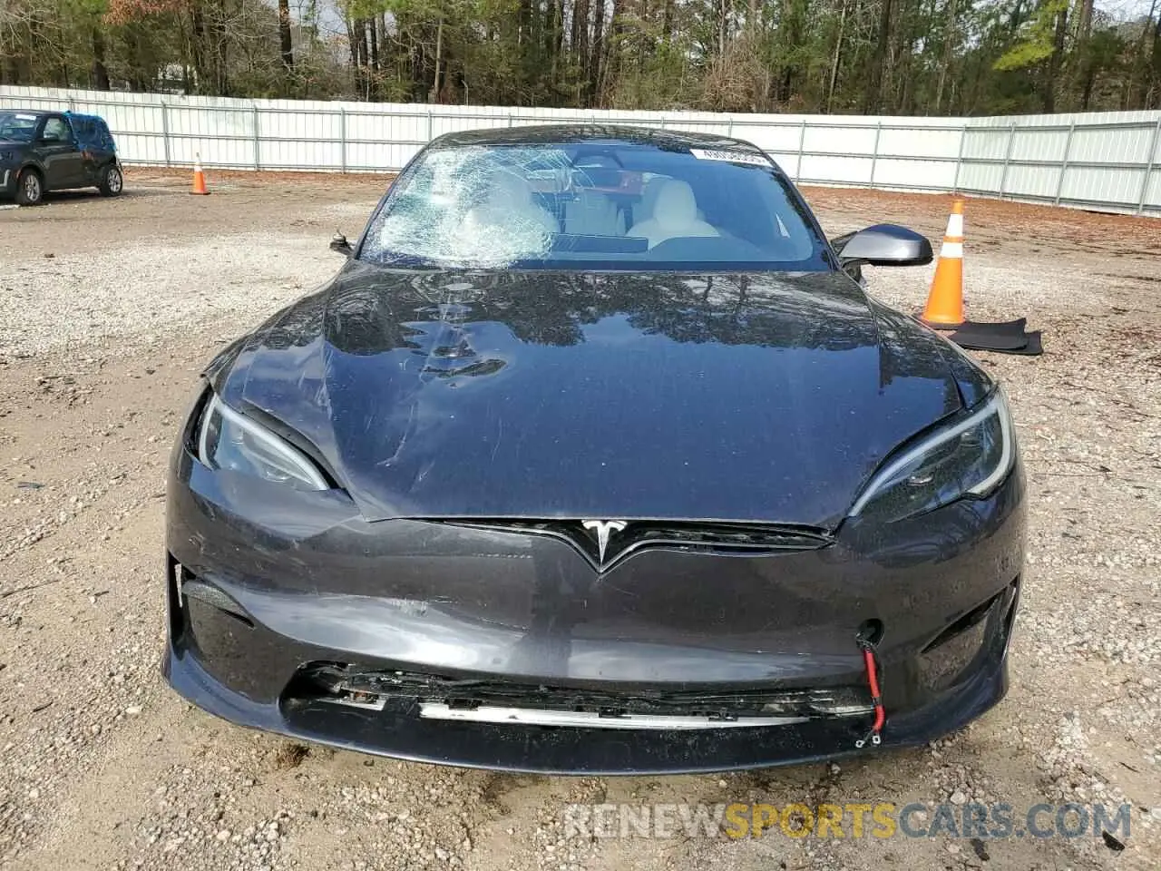 5 fotografías del automóvil dañado 5YJSA1E67RF533518 TESLA MODEL S 2024