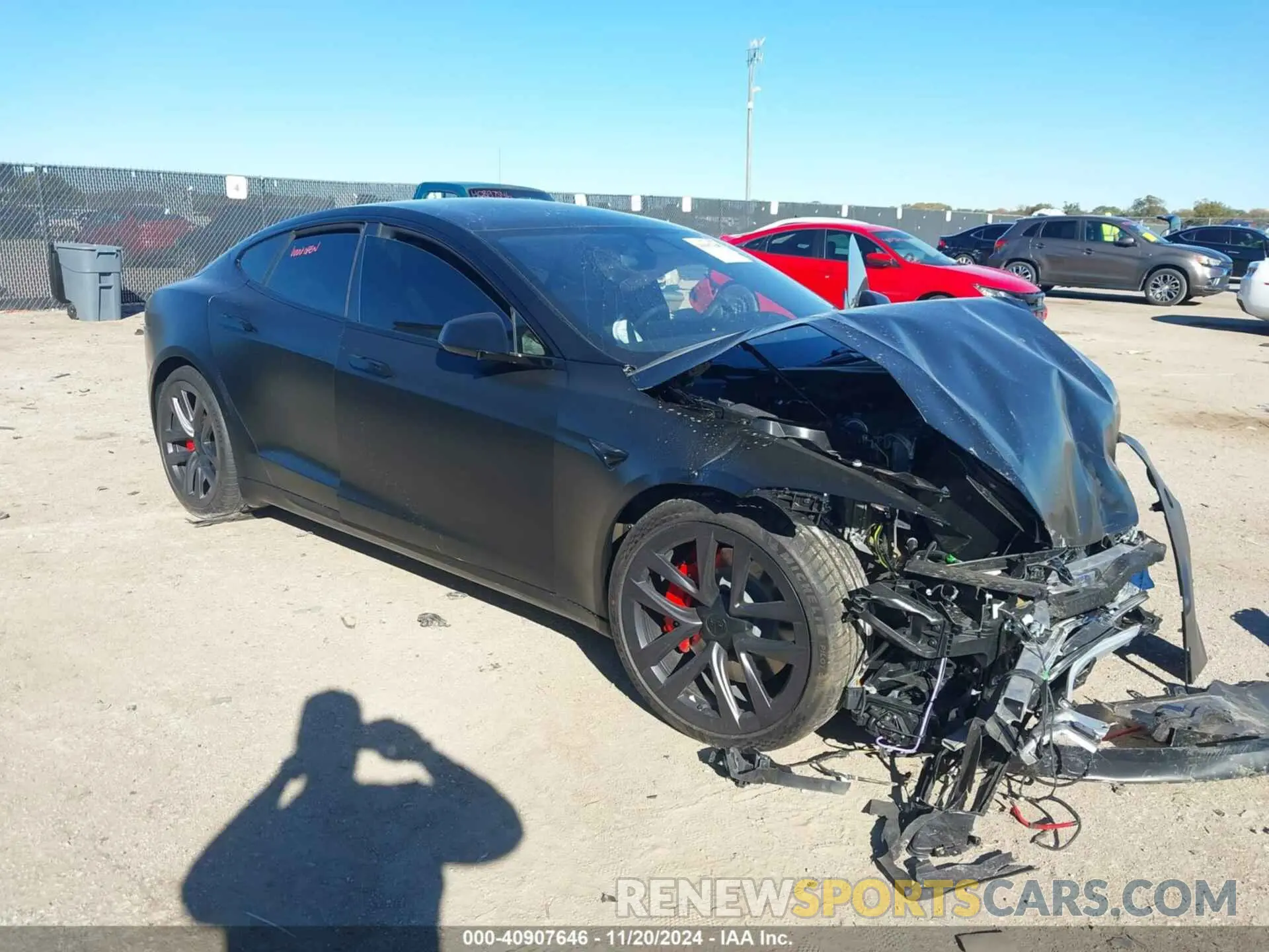 1 fotografías del automóvil dañado 5YJSA1E69RF544911 TESLA MODEL S 2024