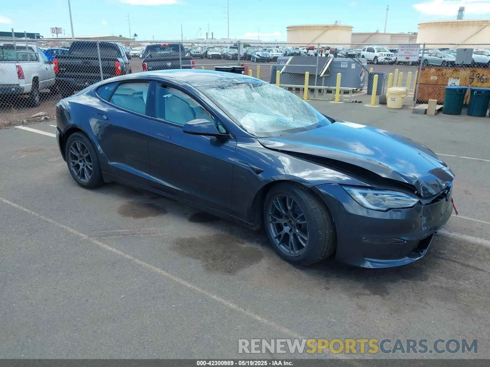 1 fotografías del automóvil dañado 5YJSA1E51SF548612 TESLA MODEL S 2025