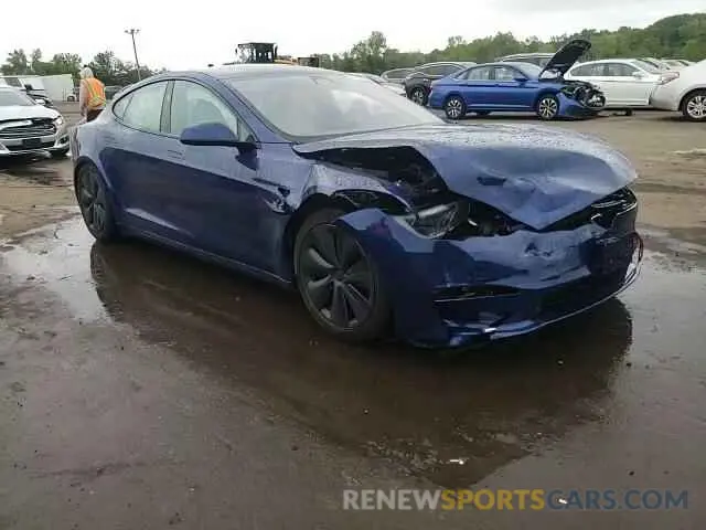 14 fotografías del automóvil dañado 5YJSA1E59SF550219 TESLA MODEL S 2025