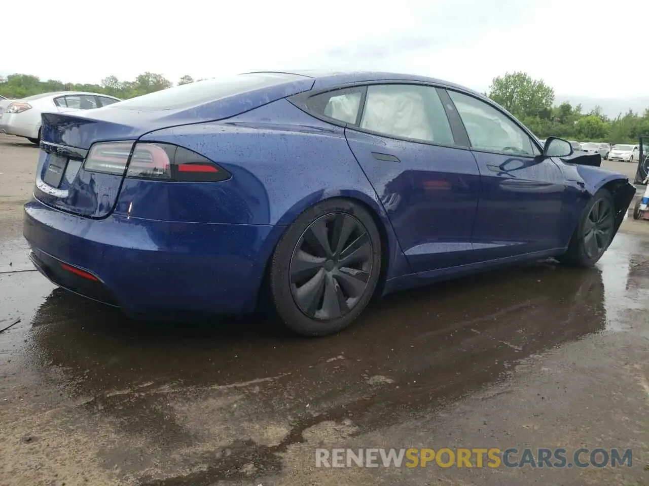 3 fotografías del automóvil dañado 5YJSA1E59SF550219 TESLA MODEL S 2025