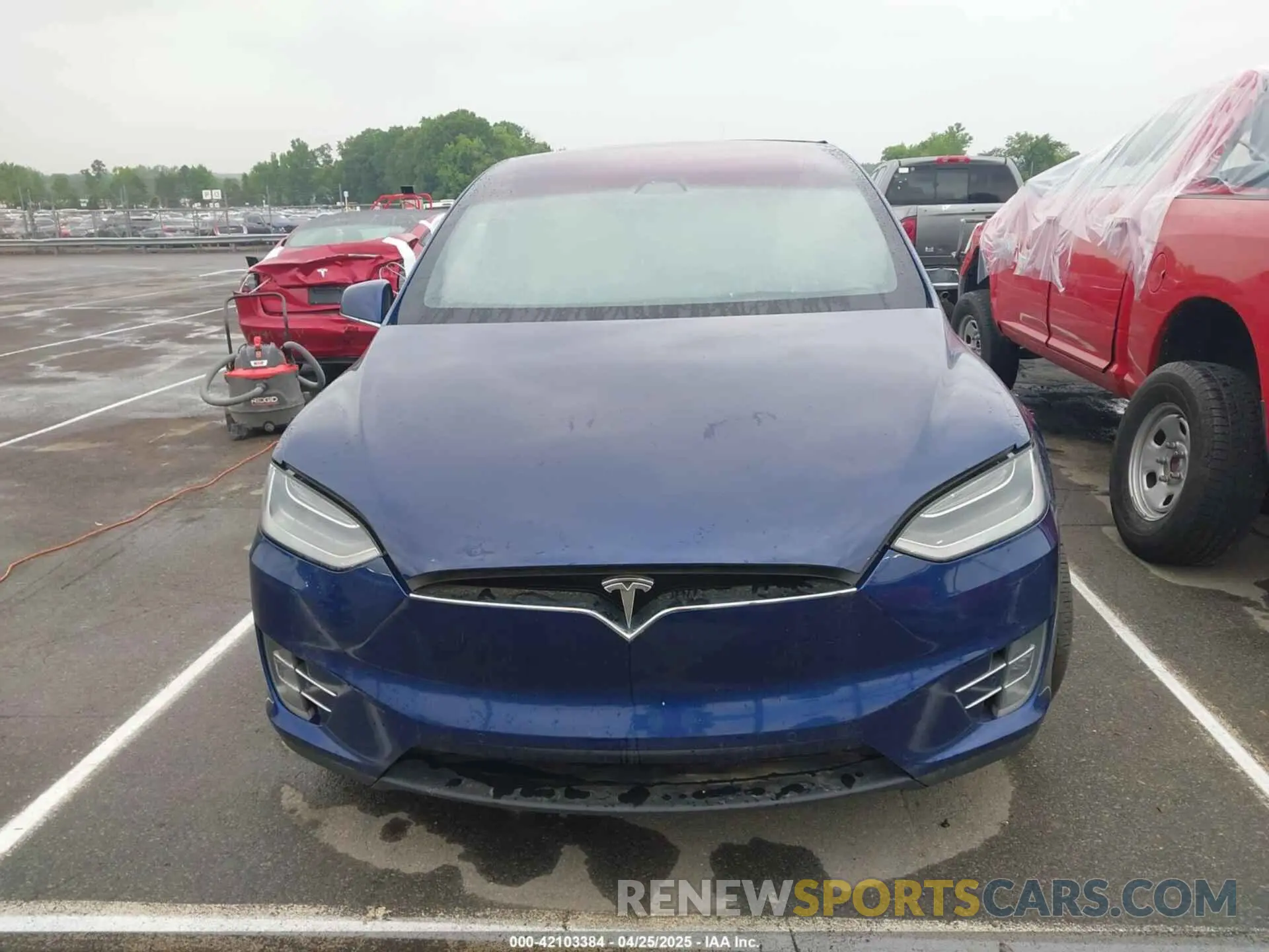 13 fotografías del automóvil dañado 5YJXCAE21KF196699 TESLA MODEL X 2019