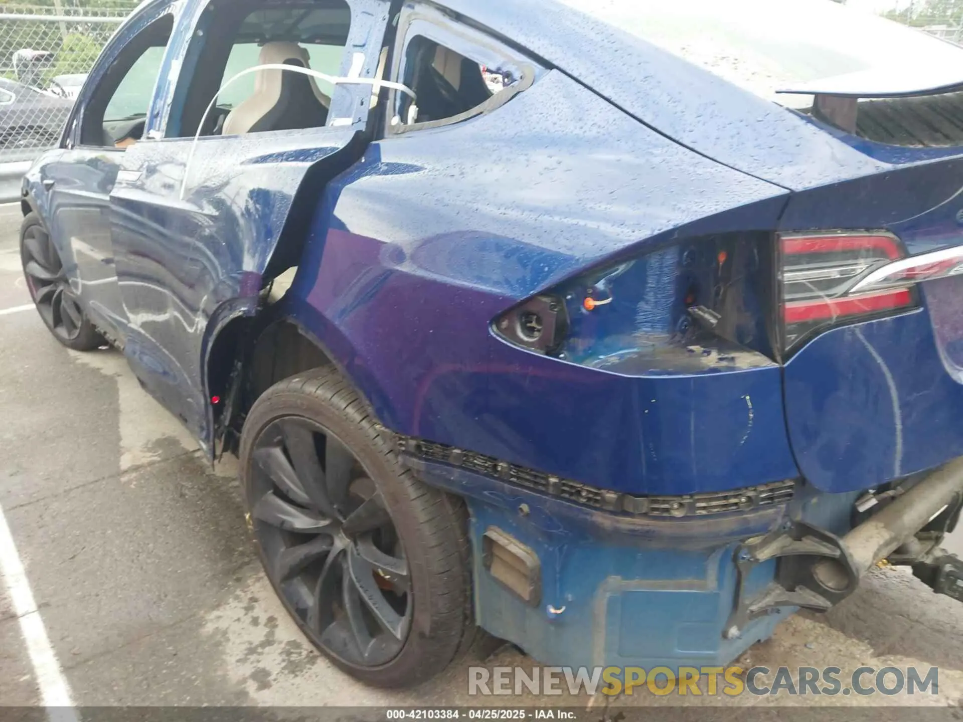 20 fotografías del automóvil dañado 5YJXCAE21KF196699 TESLA MODEL X 2019
