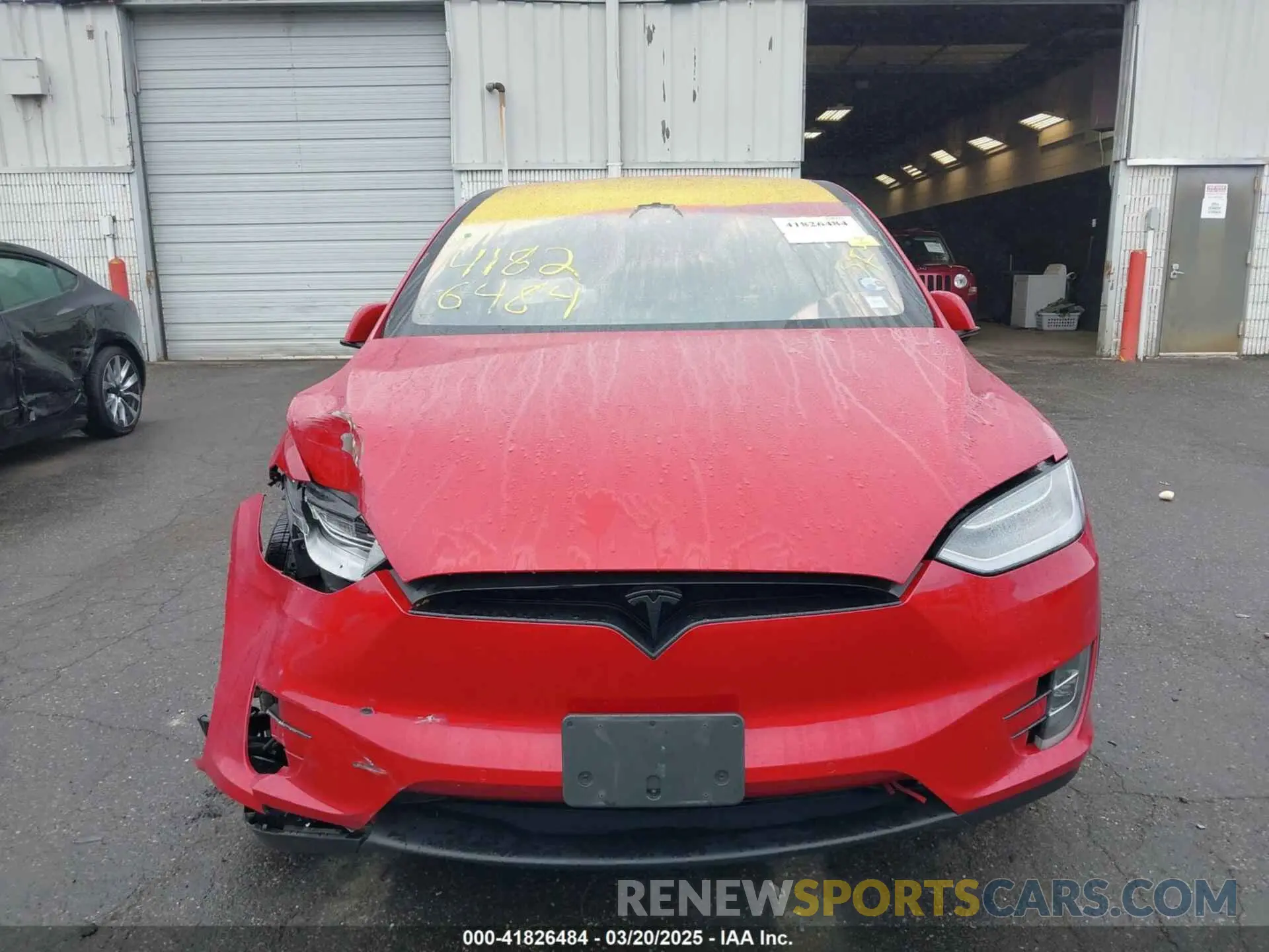 13 fotografías del automóvil dañado 5YJXCAE24KF153488 TESLA MODEL X 2019