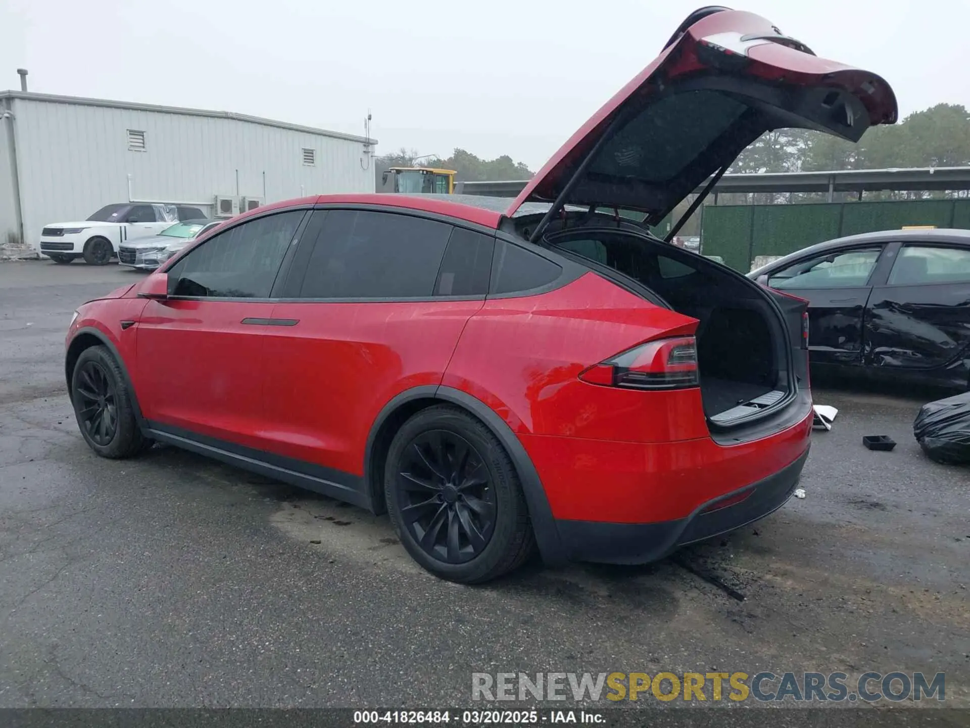 3 fotografías del automóvil dañado 5YJXCAE24KF153488 TESLA MODEL X 2019
