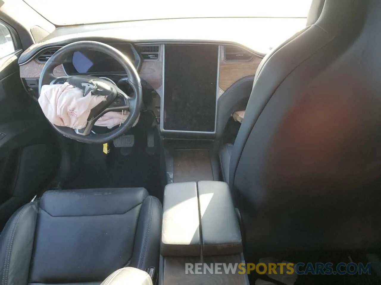 8 fotografías del automóvil dañado 5YJXCAE24KF188385 TESLA MODEL X 2019