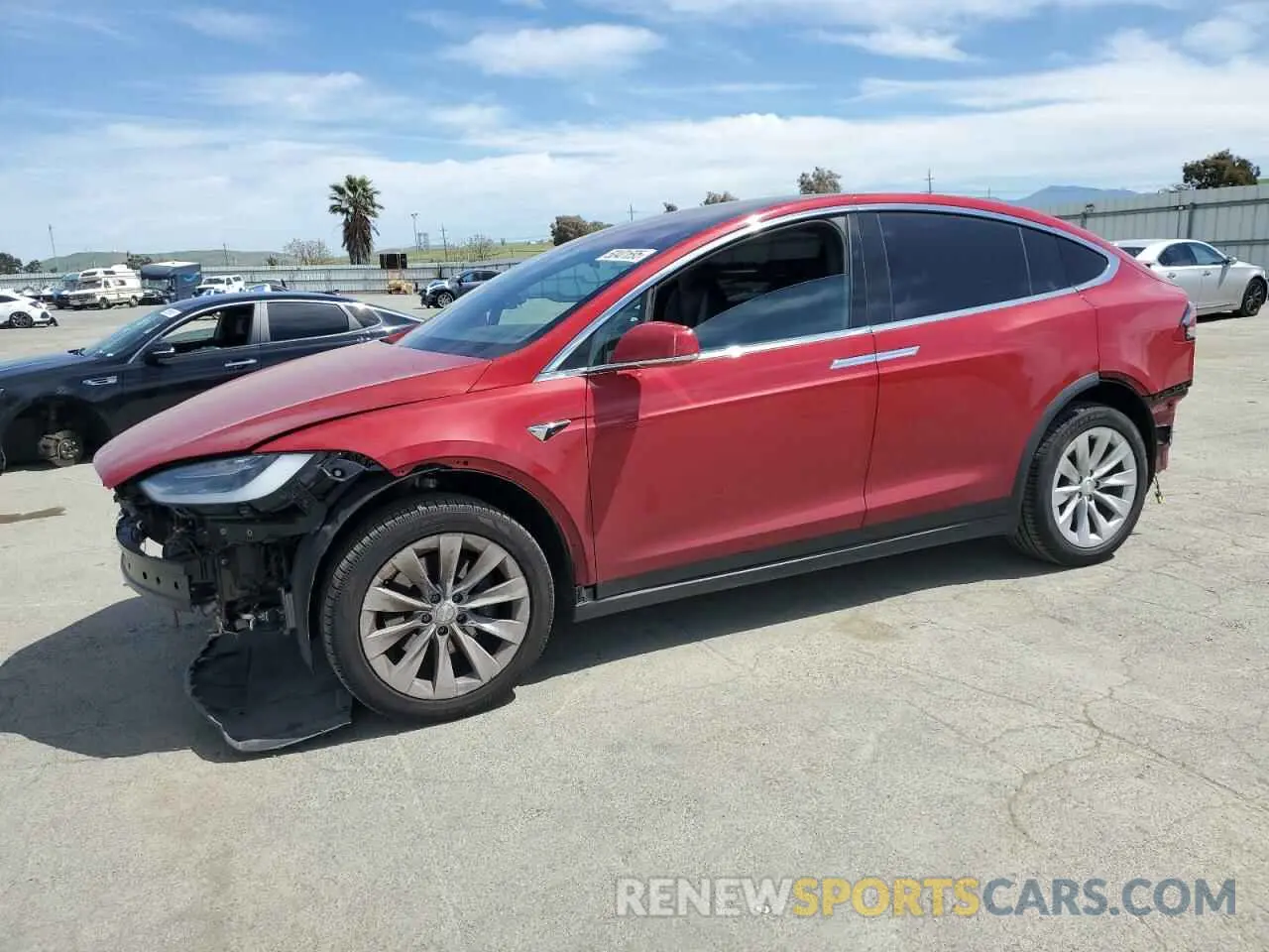 1 fotografías del automóvil dañado 5YJXCAE25KF195619 TESLA MODEL X 2019