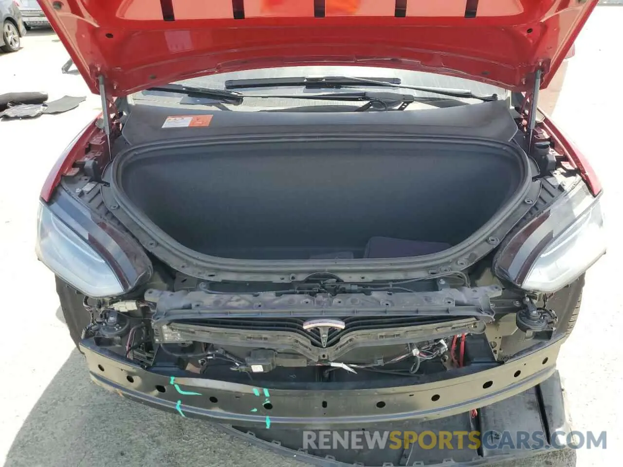 12 fotografías del automóvil dañado 5YJXCAE25KF195619 TESLA MODEL X 2019