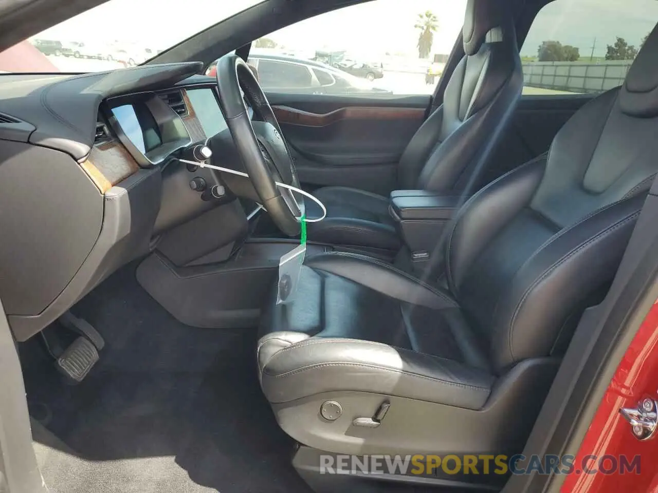 7 fotografías del automóvil dañado 5YJXCAE25KF195619 TESLA MODEL X 2019