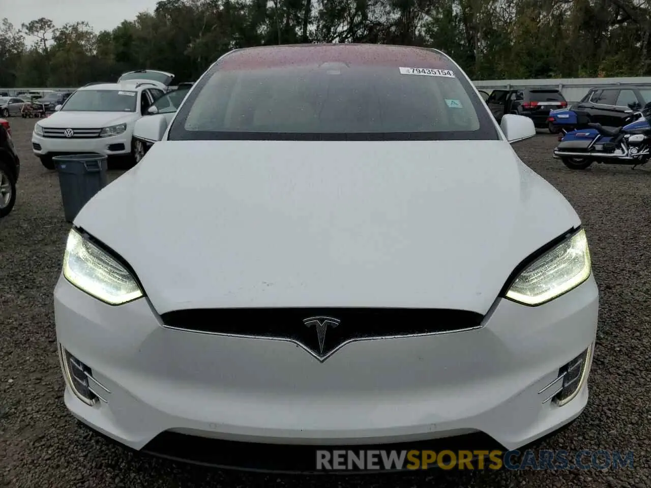 5 fotografías del automóvil dañado 5YJXCAE26KF140032 TESLA MODEL X 2019