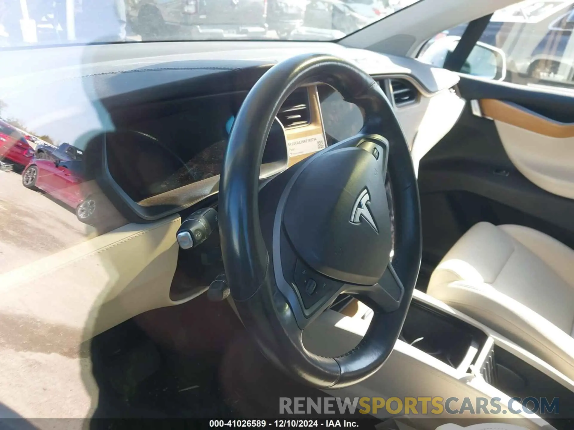 14 fotografías del automóvil dañado 5YJXCAE26KF185794 TESLA MODEL X 2019