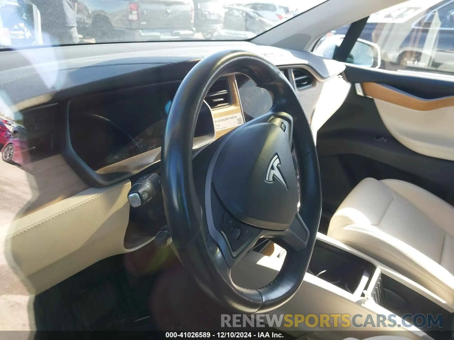 7 fotografías del automóvil dañado 5YJXCAE26KF185794 TESLA MODEL X 2019