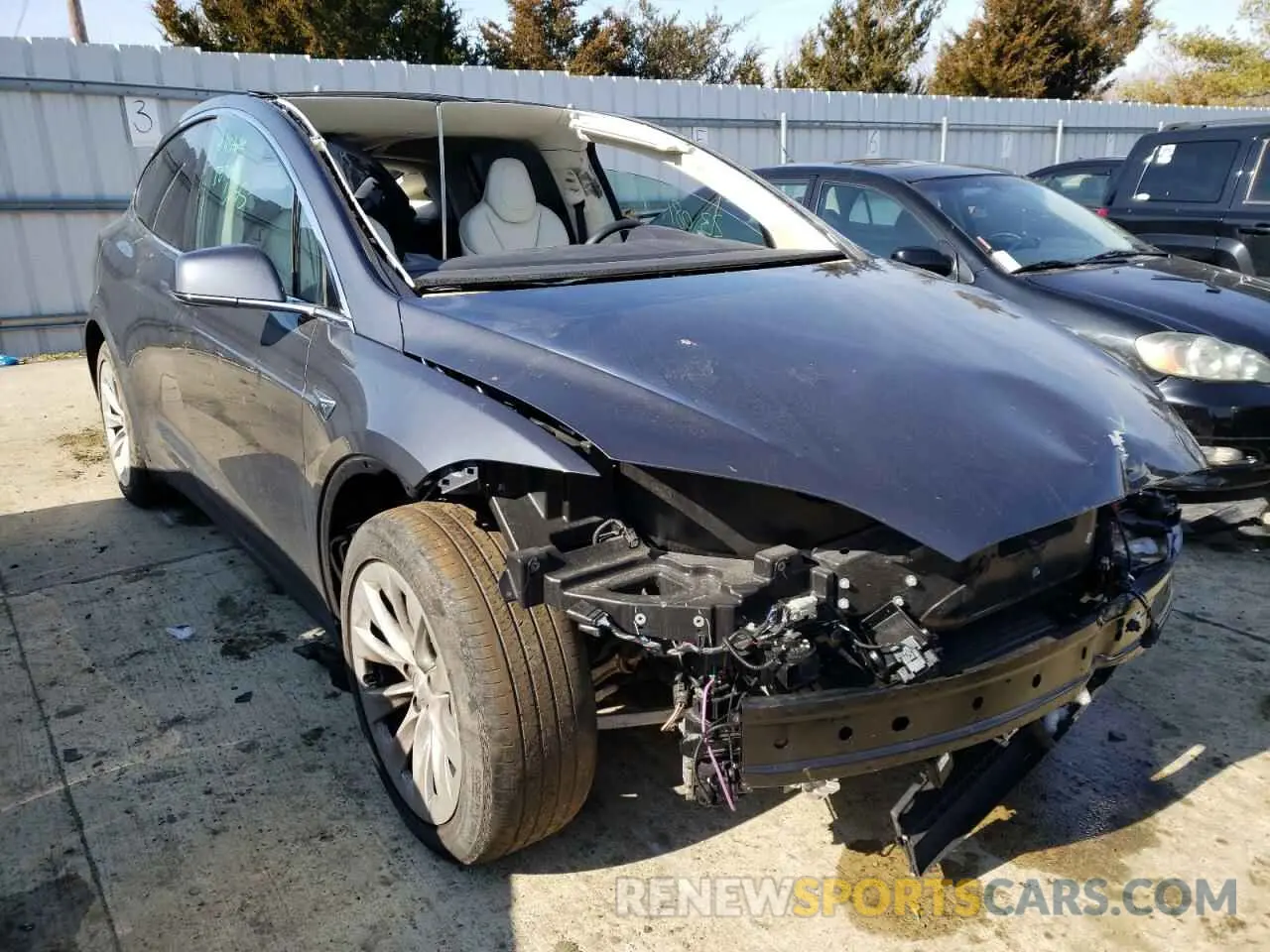 1 fotografías del automóvil dañado 5YJXCAE27KF185769 TESLA MODEL X 2019