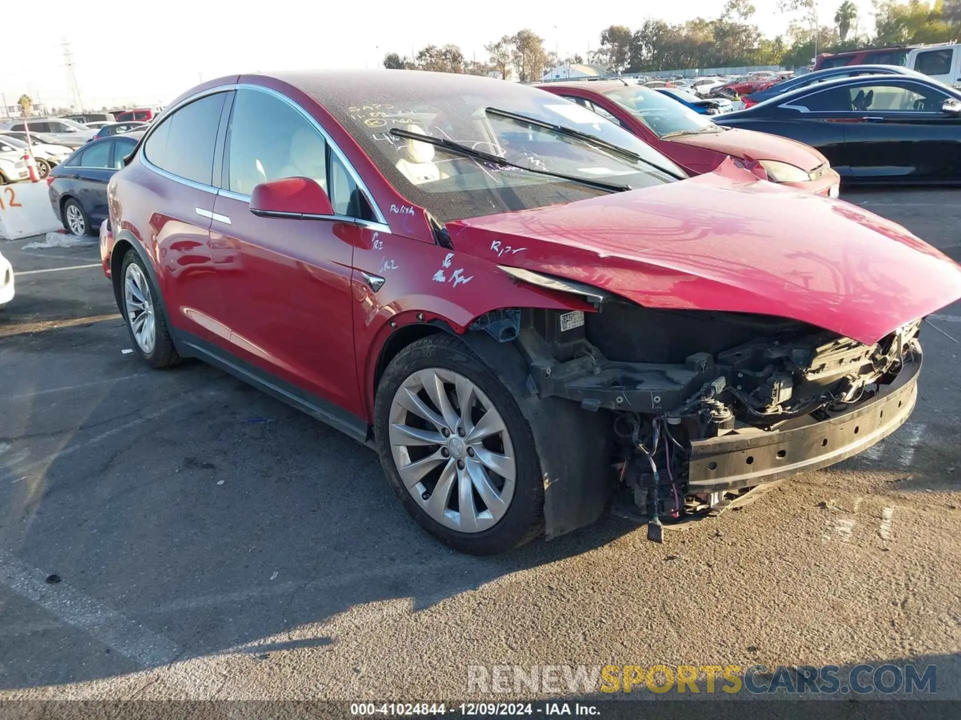 1 fotografías del automóvil dañado 5YJXCAE29KF191427 TESLA MODEL X 2019