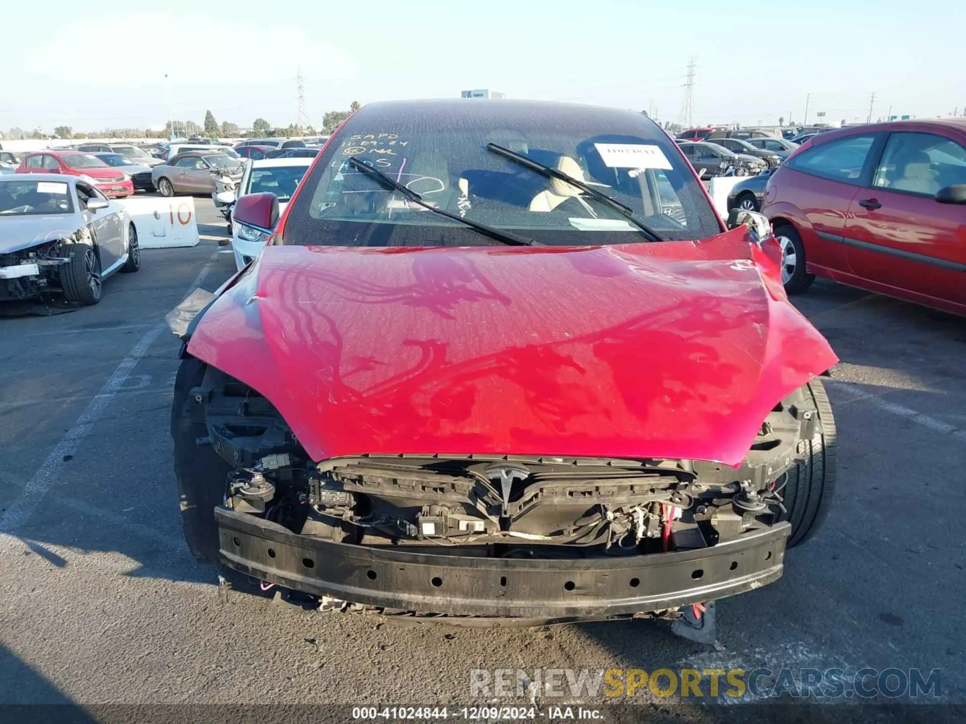 13 fotografías del automóvil dañado 5YJXCAE29KF191427 TESLA MODEL X 2019