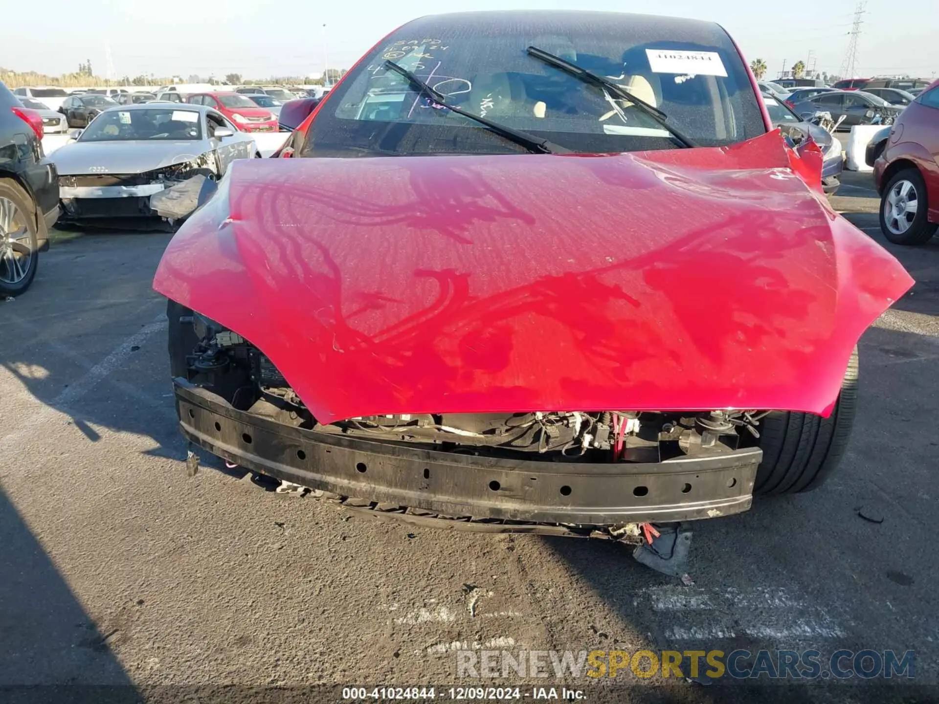 6 fotografías del automóvil dañado 5YJXCAE29KF191427 TESLA MODEL X 2019