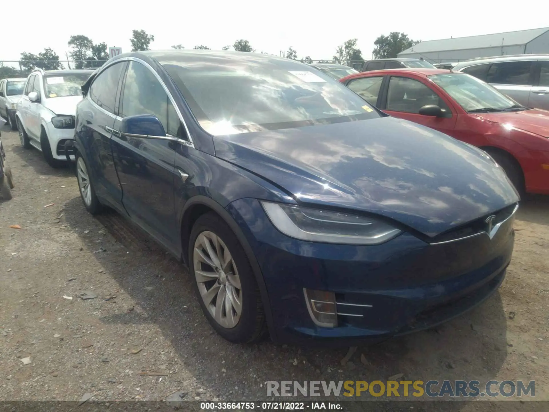 1 fotografías del automóvil dañado 5YJXCBE20KF181097 TESLA MODEL X 2019