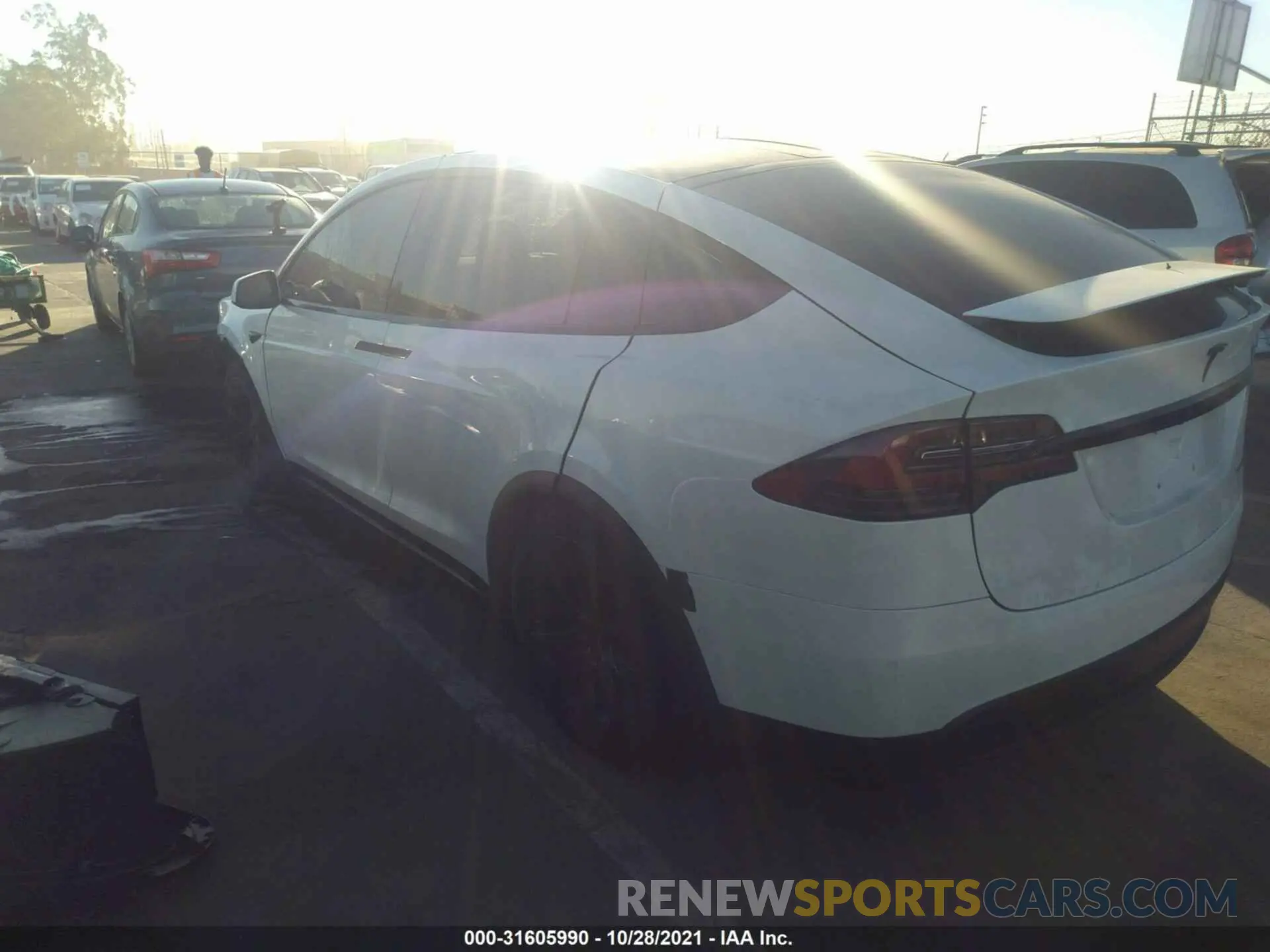 3 fotografías del automóvil dañado 5YJXCBE20KF191029 TESLA MODEL X 2019