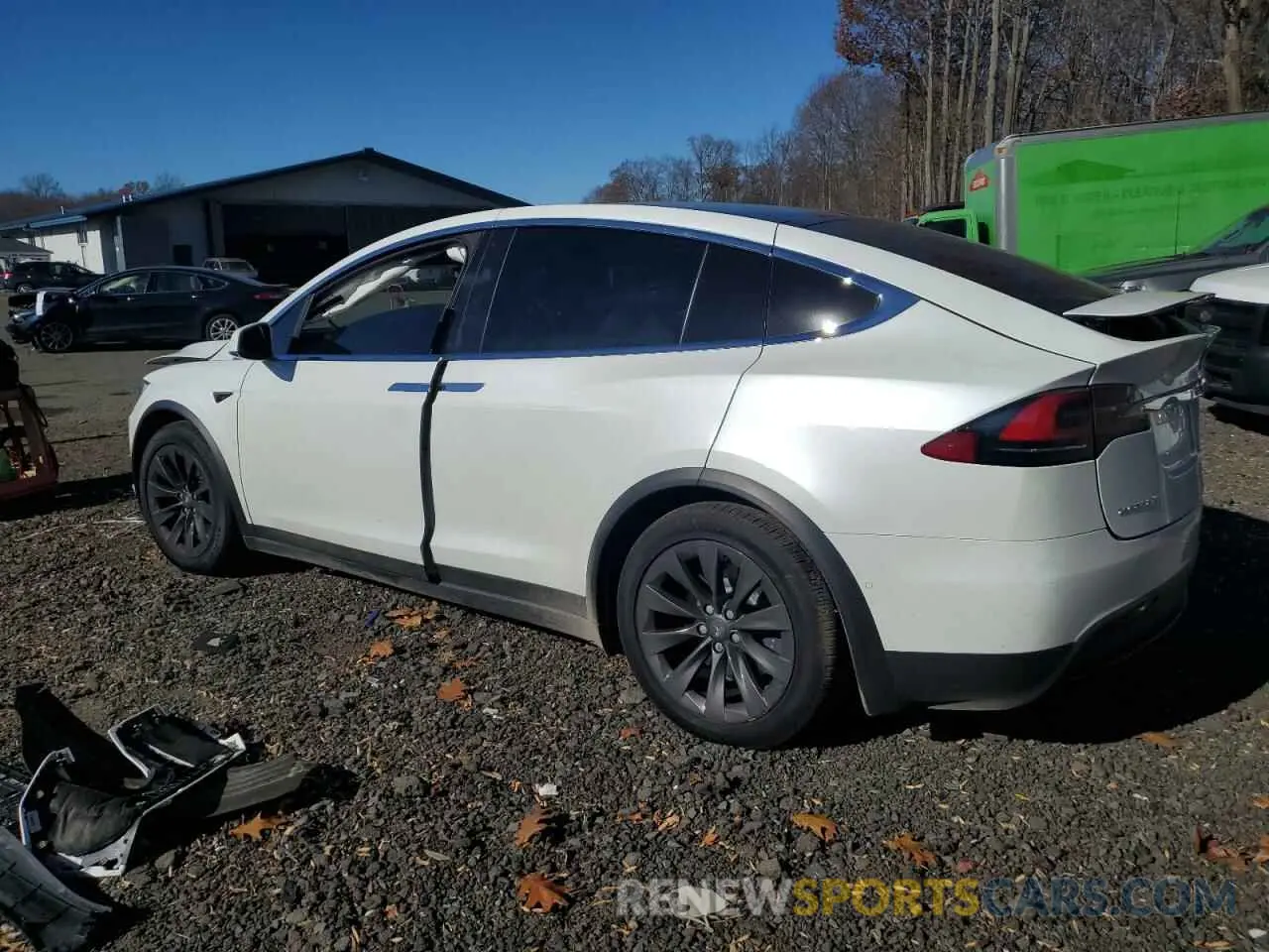 2 fotografías del automóvil dañado 5YJXCBE21KF150621 TESLA MODEL X 2019