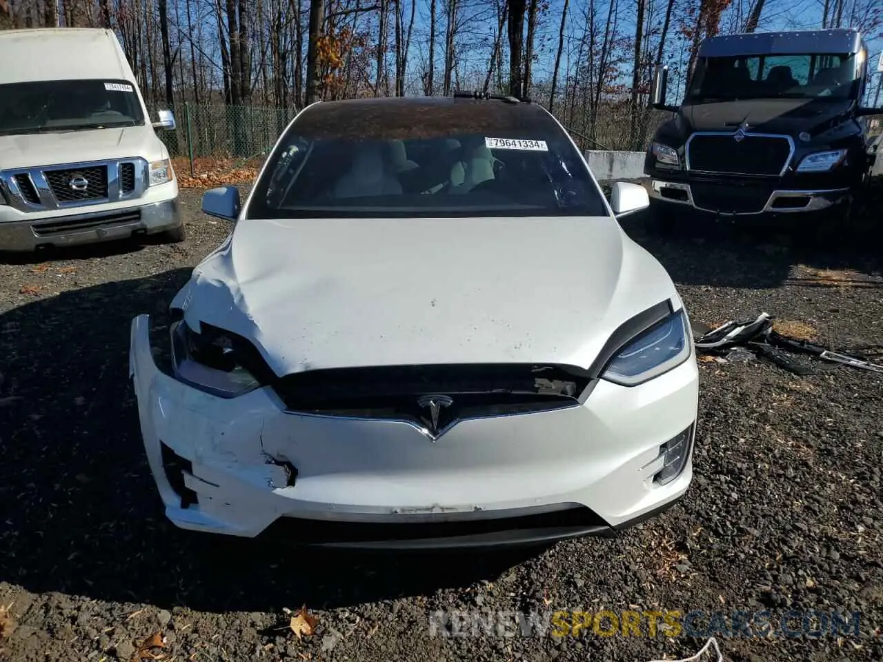 5 fotografías del automóvil dañado 5YJXCBE21KF150621 TESLA MODEL X 2019