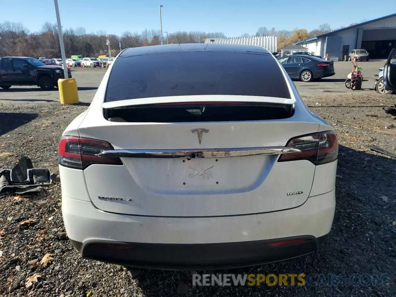 6 fotografías del automóvil dañado 5YJXCBE21KF150621 TESLA MODEL X 2019