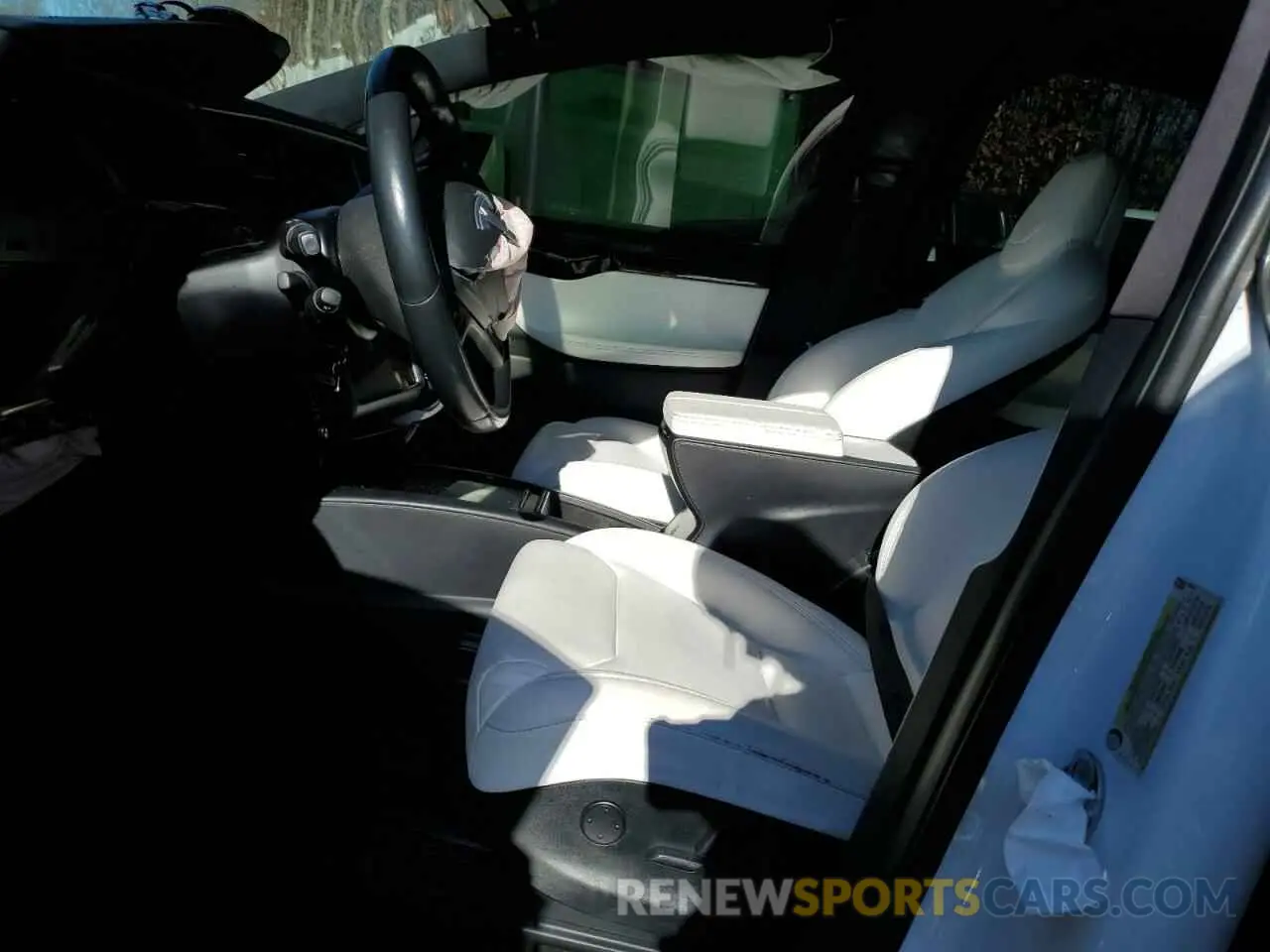 7 fotografías del automóvil dañado 5YJXCBE21KF150621 TESLA MODEL X 2019