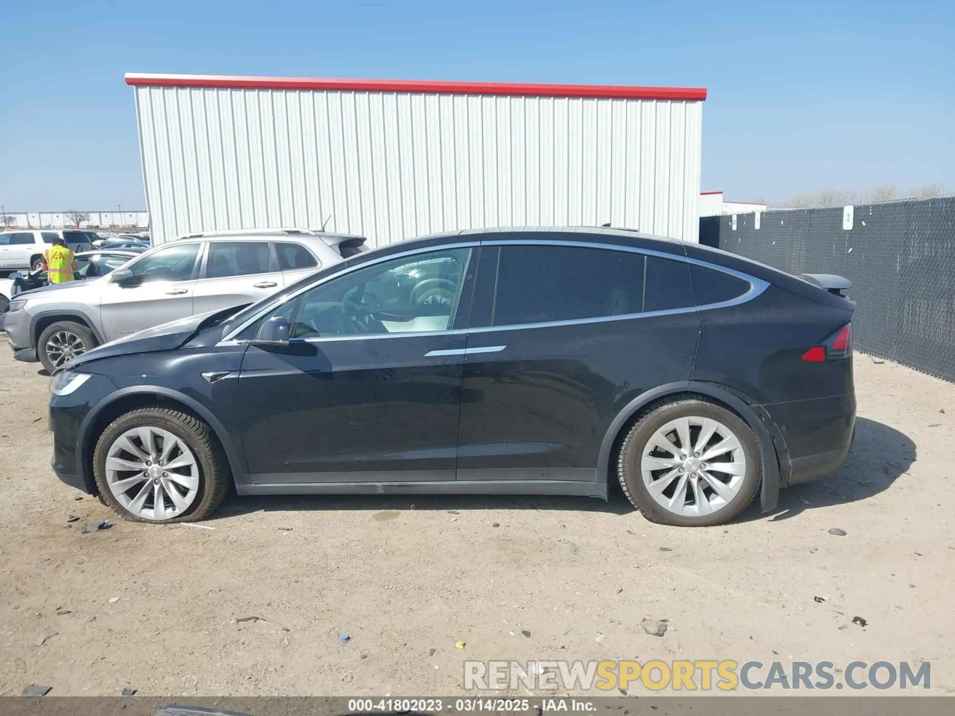 14 fotografías del automóvil dañado 5YJXCBE22KF184504 TESLA MODEL X 2019