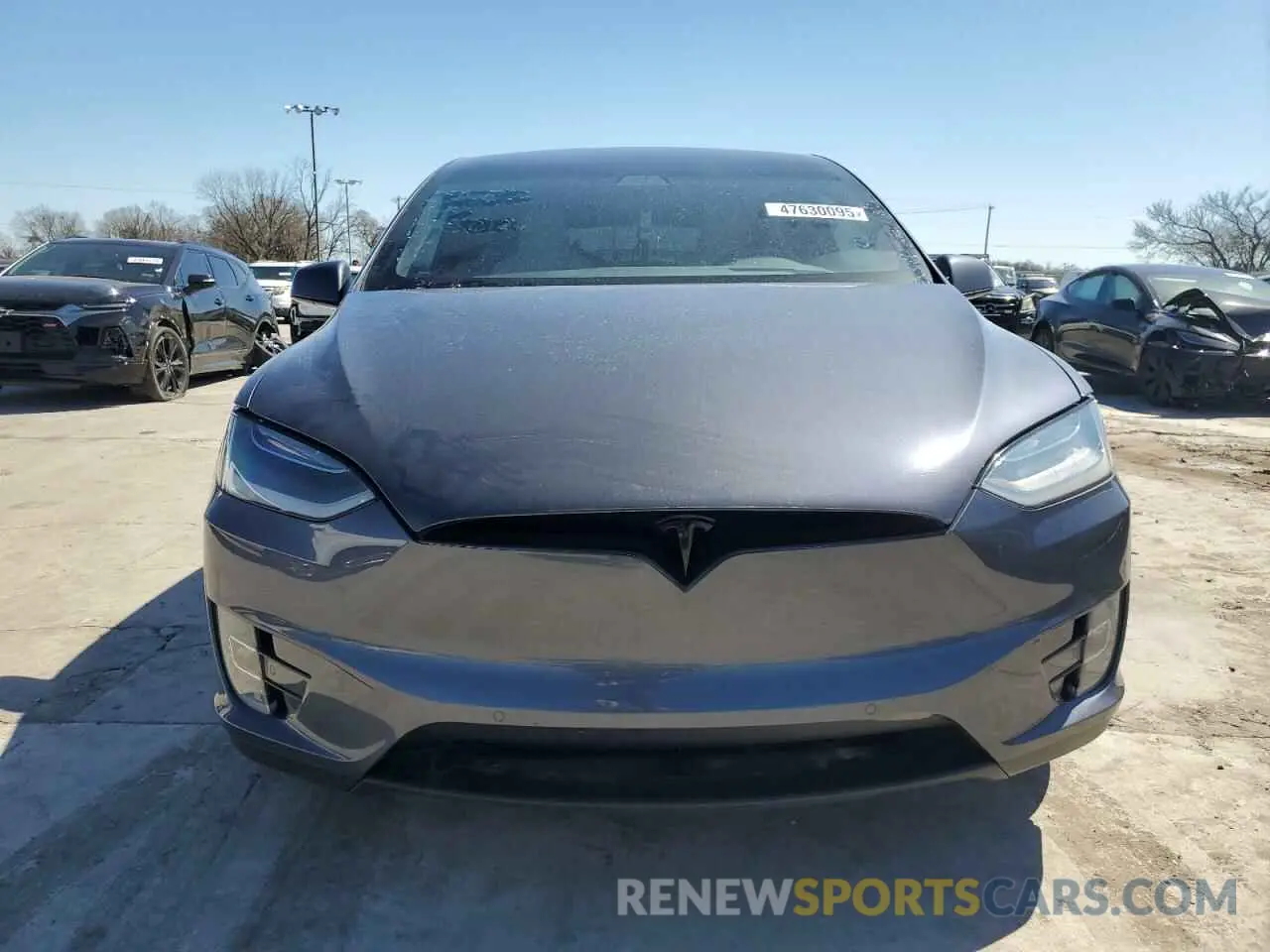 5 fotografías del automóvil dañado 5YJXCBE22KF205612 TESLA MODEL X 2019