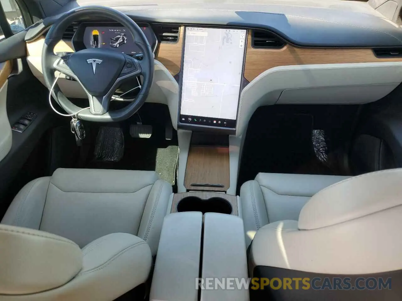 8 fotografías del automóvil dañado 5YJXCBE22KF205612 TESLA MODEL X 2019
