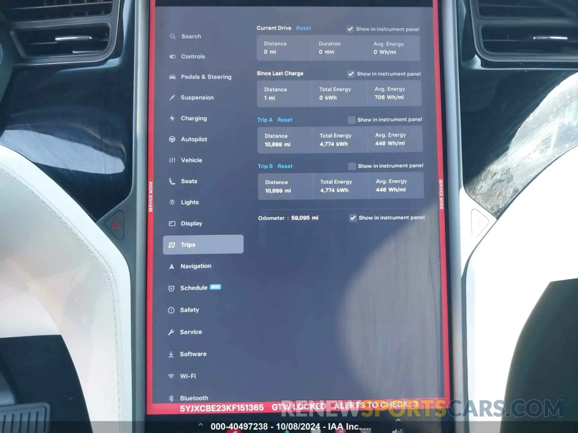 19 fotografías del automóvil dañado 5YJXCBE23KF151365 TESLA MODEL X 2019