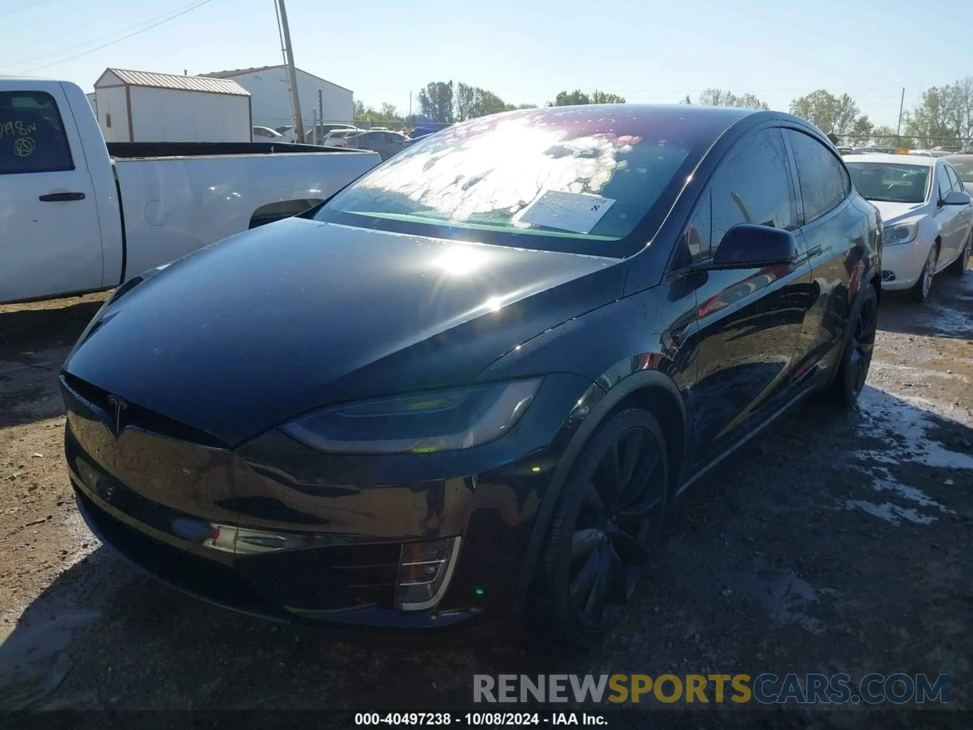 2 fotografías del automóvil dañado 5YJXCBE23KF151365 TESLA MODEL X 2019