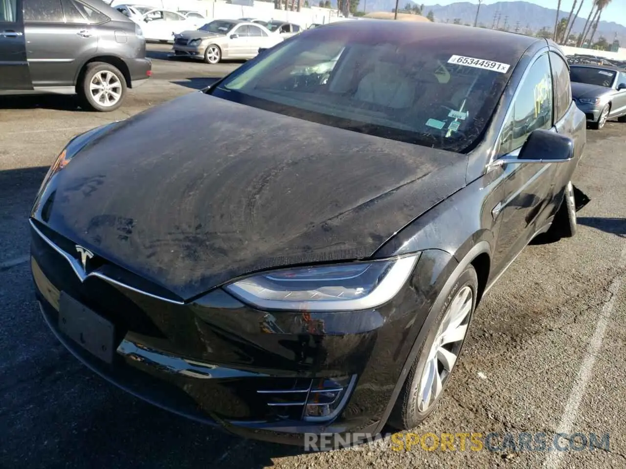 2 fotografías del automóvil dañado 5YJXCBE24KF160768 TESLA MODEL X 2019