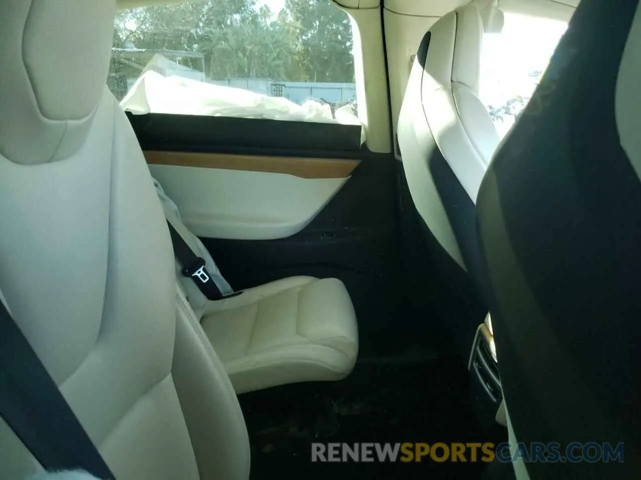 6 fotografías del automóvil dañado 5YJXCBE24KF160768 TESLA MODEL X 2019