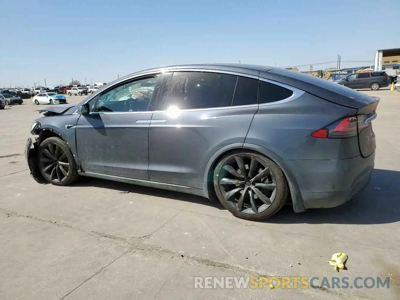 2 fotografías del automóvil dañado 5YJXCBE24KF192166 TESLA MODEL X 2019