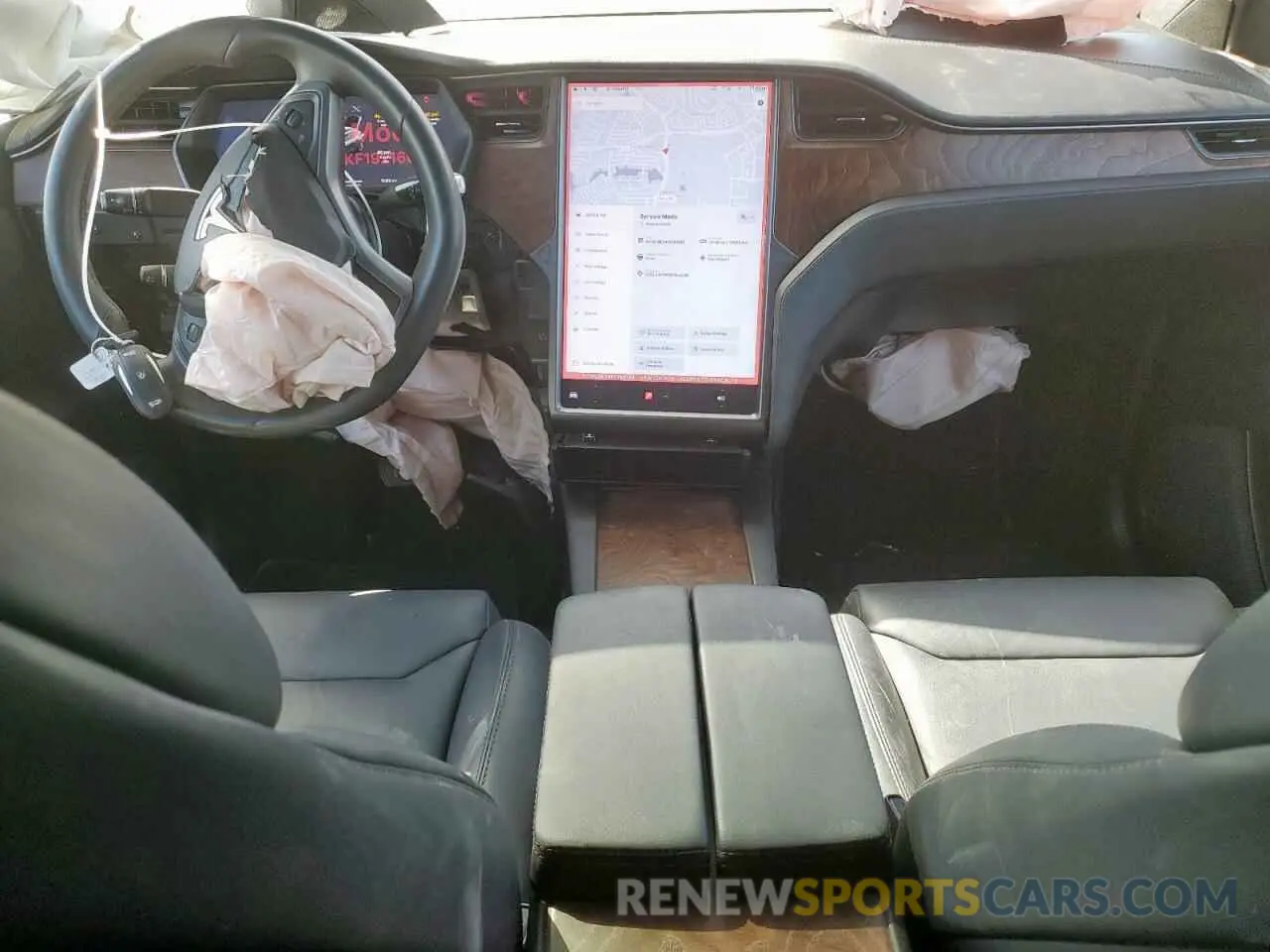 8 fotografías del automóvil dañado 5YJXCBE24KF192166 TESLA MODEL X 2019