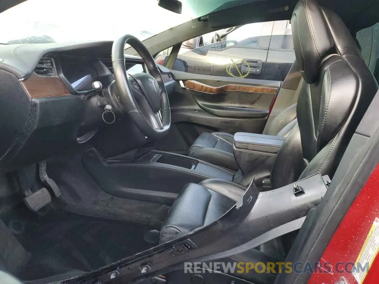 7 fotografías del automóvil dañado 5YJXCBE25KF151920 TESLA MODEL X 2019