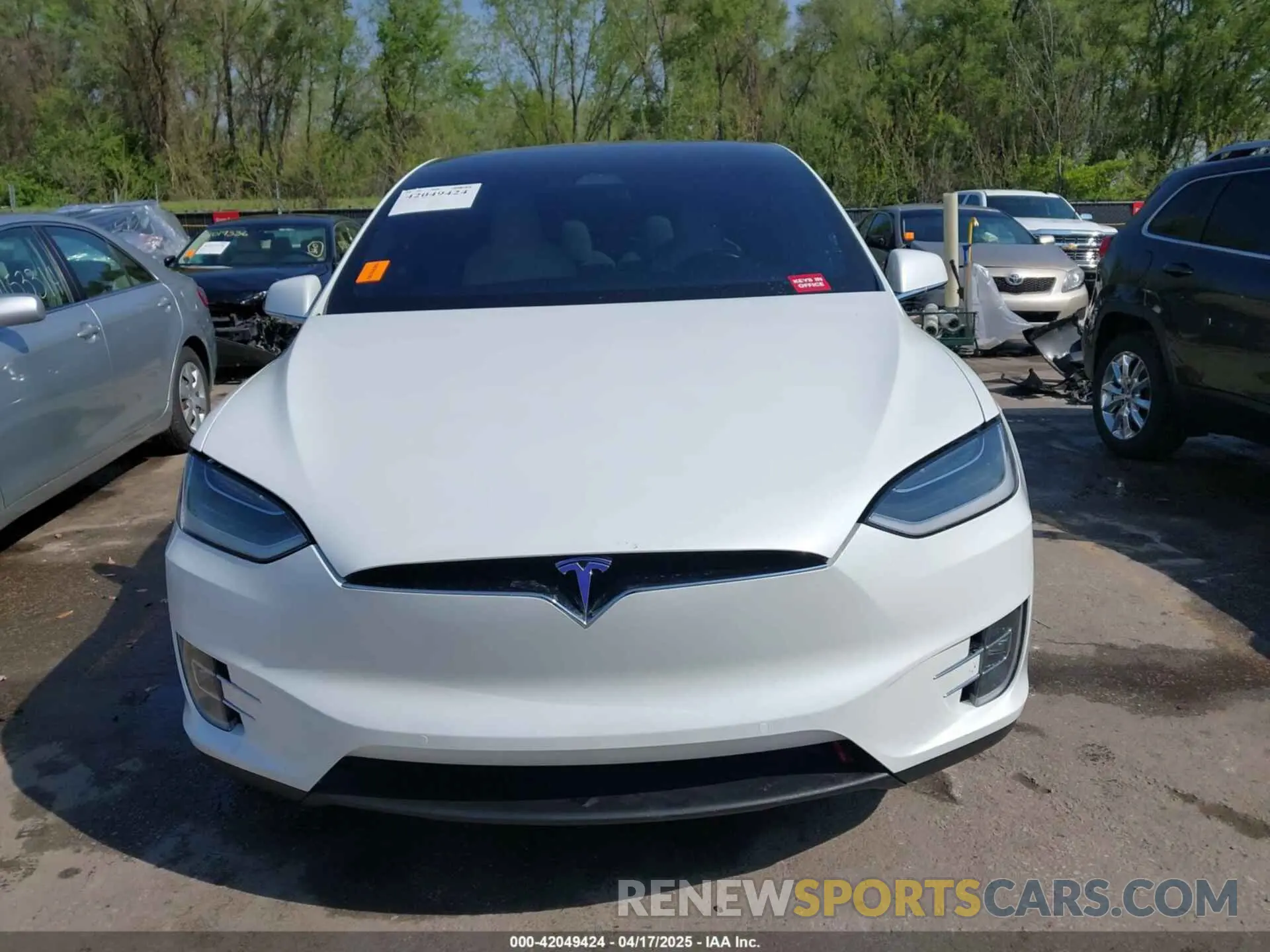 12 fotografías del automóvil dañado 5YJXCBE27KF150381 TESLA MODEL X 2019