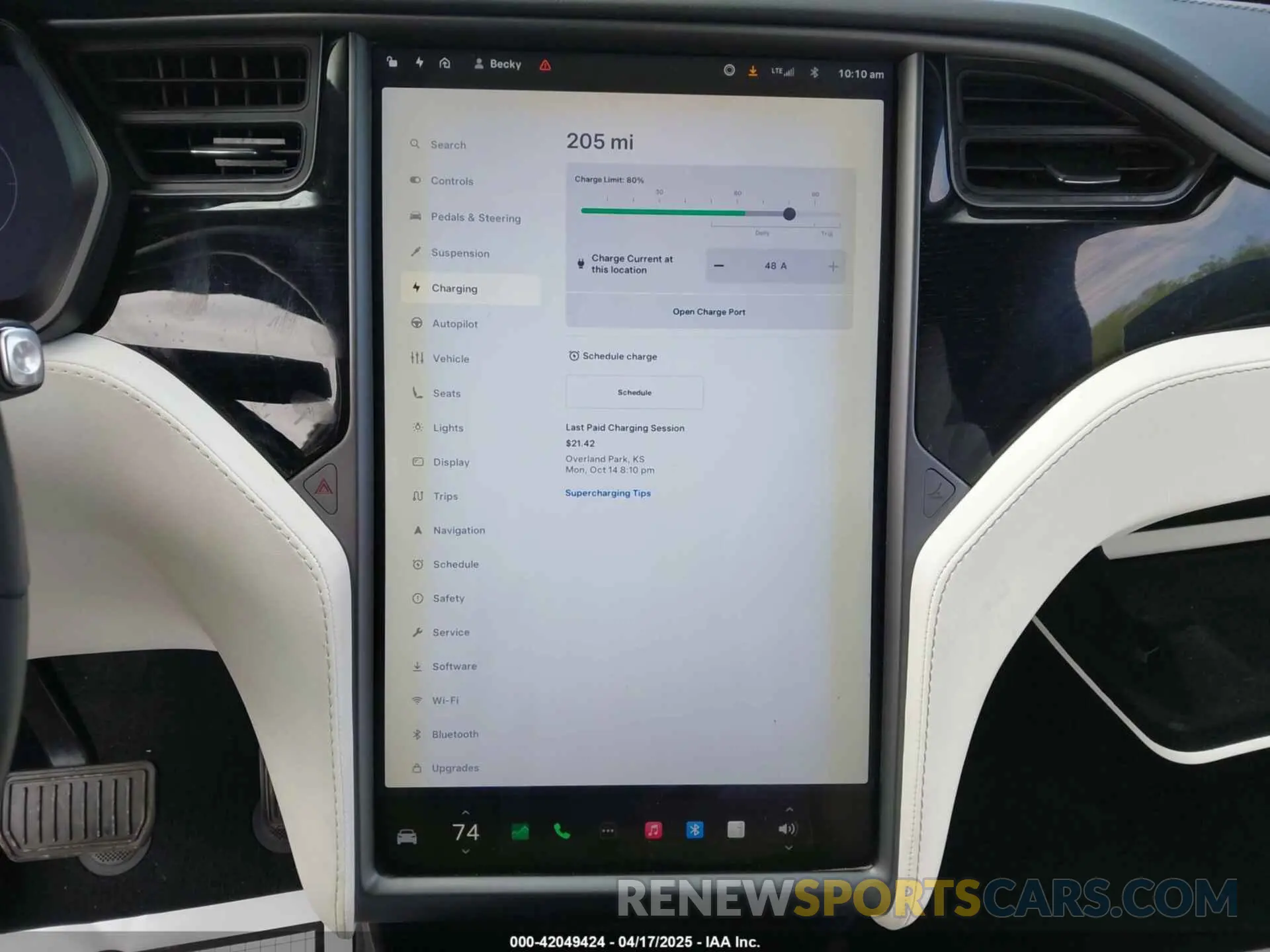 17 fotografías del automóvil dañado 5YJXCBE27KF150381 TESLA MODEL X 2019
