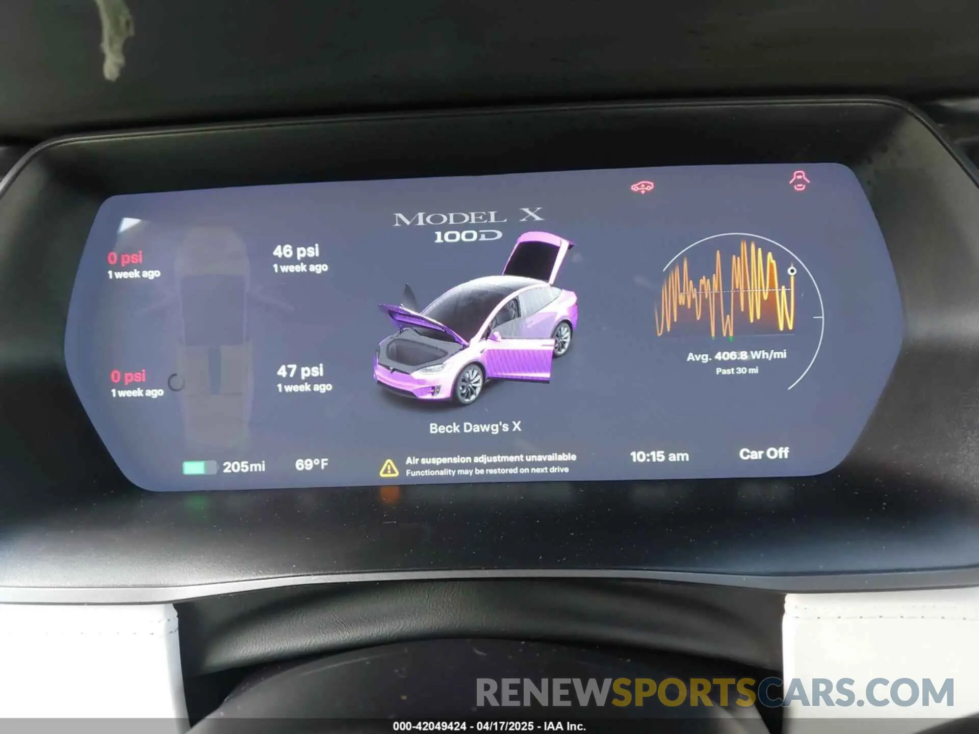 18 fotografías del automóvil dañado 5YJXCBE27KF150381 TESLA MODEL X 2019