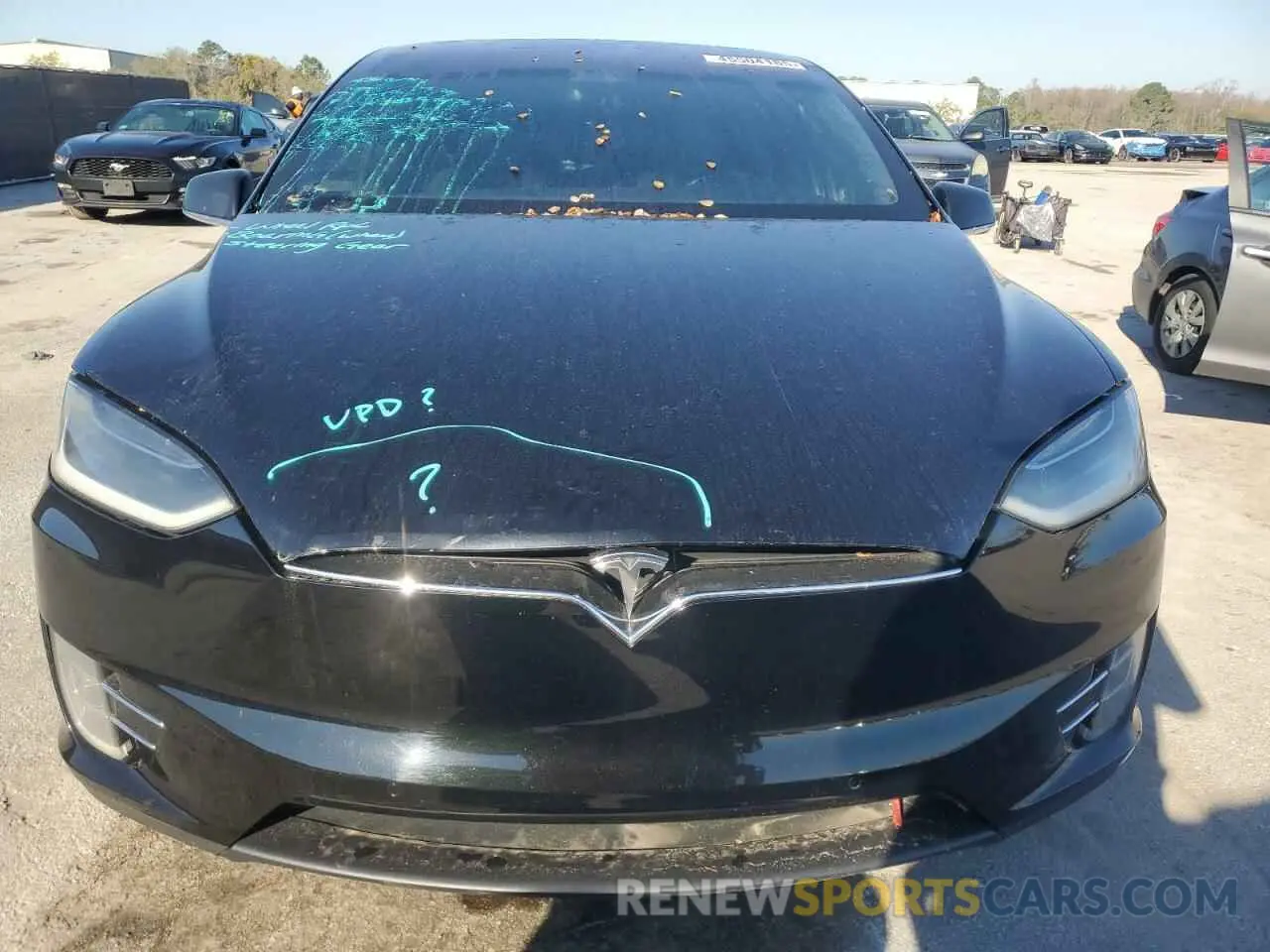 5 fotografías del automóvil dañado 5YJXCBE27KF151790 TESLA MODEL X 2019
