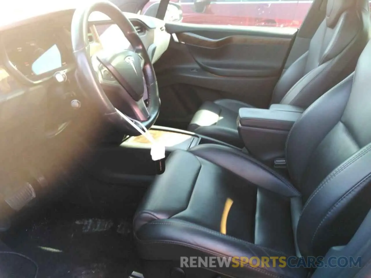 7 fotografías del automóvil dañado 5YJXCBE27KF151790 TESLA MODEL X 2019
